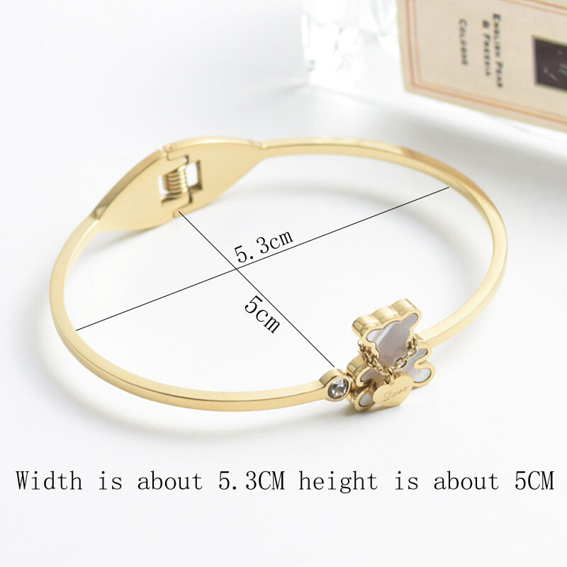 Brățară Ursă Simplă Pentru Femei Brățări din oțel inoxidabil 2023 Accesoriu Bijuterii Moda