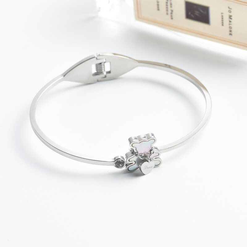 Brățară Ursă Simplă Pentru Femei Brățări din oțel inoxidabil 2023 Accesoriu Bijuterii Moda