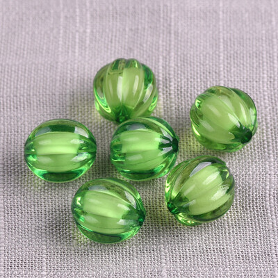 50 ks okrúhlych 8 mm 10 mm 12 mm tekvicových farebných akrylových plastových voľných korálok, veľa remeselných komponentov na výrobu šperkov.