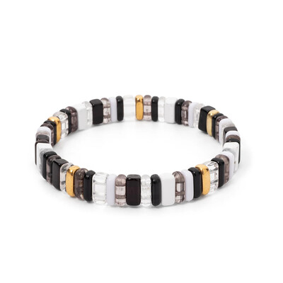 2023 Trendy 2x8 mm priehľadné akrylové korálkové náramky pre ženy ručne vyrobené boho farebné prívesky elastické náramky šperky priateľstva