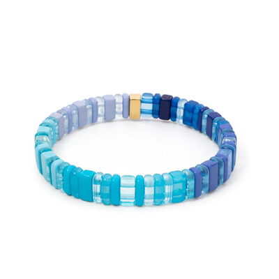 2023 Trendy 2x8 mm priehľadné akrylové korálkové náramky pre ženy ručne vyrobené boho farebné prívesky elastické náramky šperky priateľstva