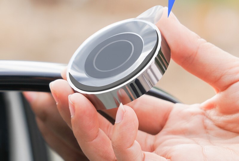 Oglindă retrovizoare mașină rotativă infinită oglindă rotundă mică Oglindă auxiliară pentru unghi orb pentru mașină Geam de vizualizare cu ventuză de 360 de grade