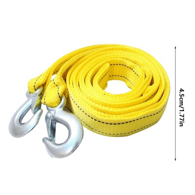 Vonóheveder offroad Sárga helyreállító heveder teherautó Vontatókötél terepjáró ATV vontatókötél teherautóhoz Vontatókötél Út menti járművek kellékek