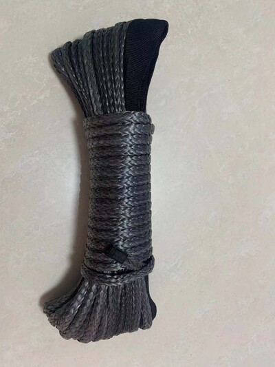 6 mm x 15 m sintetička linija užeta za vitlo Vučna žičara Dodaci za 4X4/ATV/UTV/4WD/OFF-ROAD