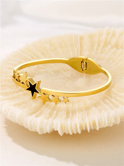 Mandzsetta karkötő női rozsdamentes acél ékszer kiegészítők divat pillangó karkötő készlet