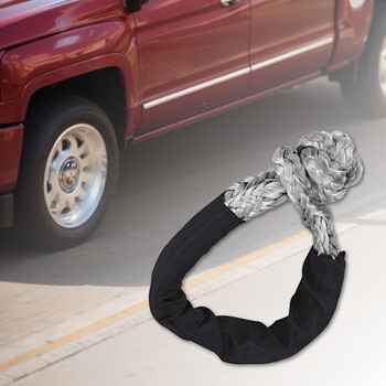 43000lbs Soft Shackle Συνθετικό σχοινί με Extra Sleeve Συνθετικό Soft Shackle Σχοινί ρυμούλκησης εκτός δρόμου για ιστιοφόρα εκτός δρόμου