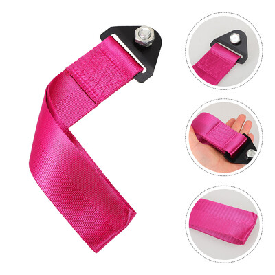 Coarda de remorcare modificată Cureaua pentru decorarea mașinii Decorativ unic pentru lesă auto Decora remorcare Decorații exterioare Bara de protecție din nailon