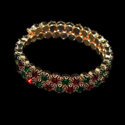 grezna vairāku rindu kristāla regulējama rokassprādze sievietēm zelta sudraba krāsā kāzu rokassprādzes un rokassprādzes rotaslietas dāvanaF