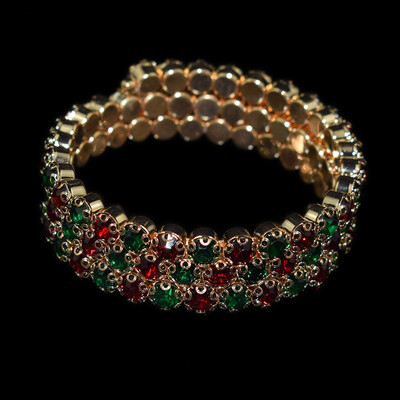 grezna vairāku rindu kristāla regulējama rokassprādze sievietēm zelta sudraba krāsā kāzu rokassprādzes un rokassprādzes rotaslietas dāvanaF