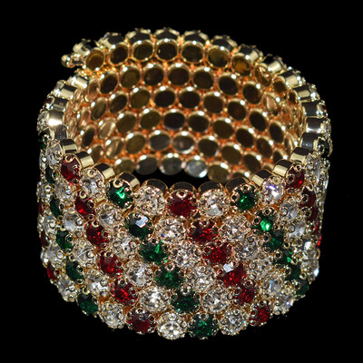 grezna vairāku rindu kristāla regulējama rokassprādze sievietēm zelta sudraba krāsā kāzu rokassprādzes un rokassprādzes rotaslietas dāvanaF