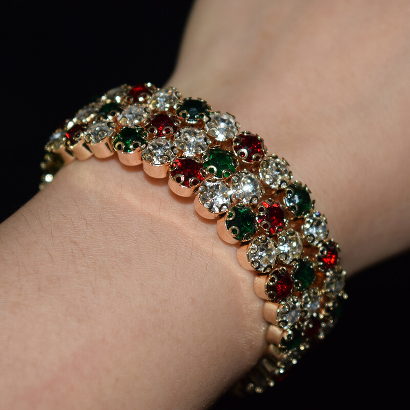 grezna vairāku rindu kristāla regulējama rokassprādze sievietēm zelta sudraba krāsā kāzu rokassprādzes un rokassprādzes rotaslietas dāvanaF