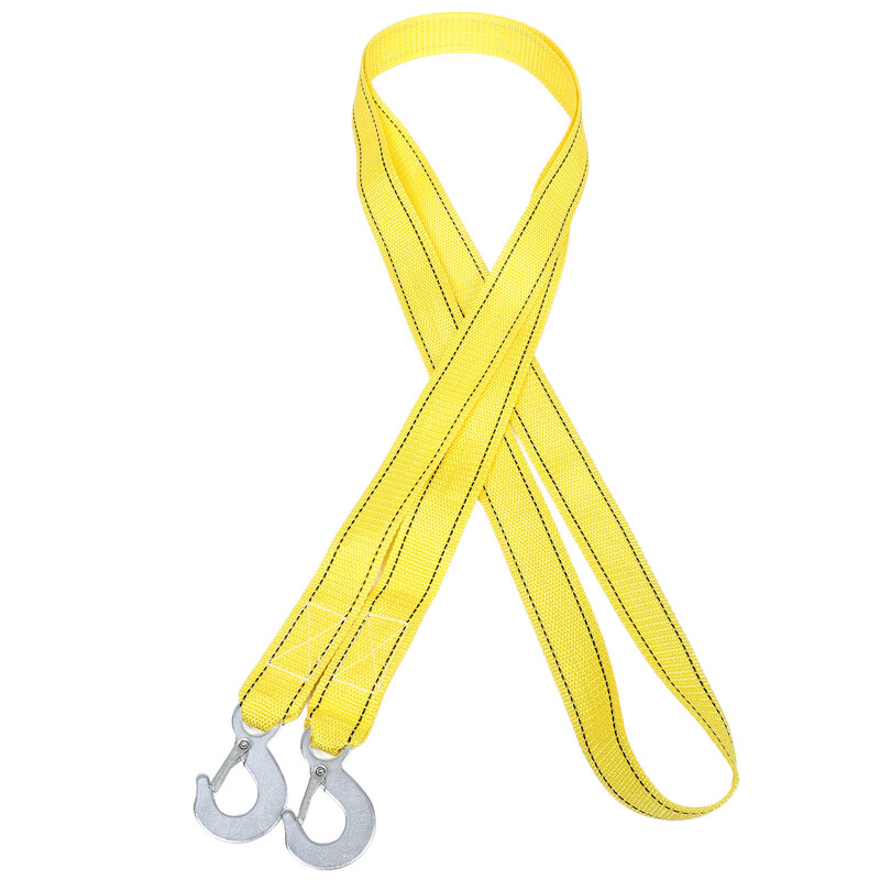 Curele de frânghie de remorcare Heavy Duty cu bucle pentru camion Trageți carligele din nailon Recuperare fier