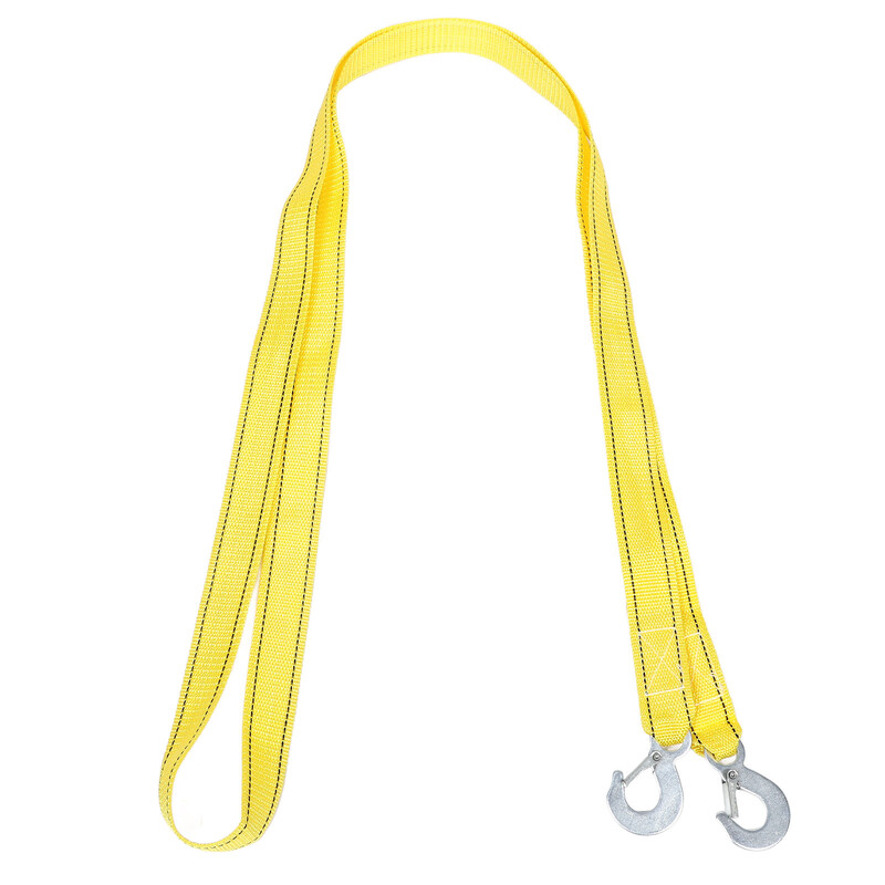 Curele de frânghie de remorcare Heavy Duty cu bucle pentru camion Trageți carligele din nailon Recuperare fier