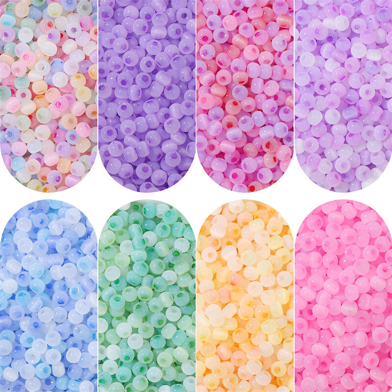 4mm opálové korálky s mačacím okom, české sklenené korálky na výrobu šperkov, DIY náramok, náhrdelník, taška, oblečenie, šitie.