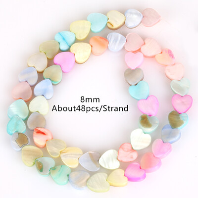 Mărgele naturale de cochilii de macaron Love Hreat Star Moon Cube Plate, rotunde, mărgele distanțatoare libere Artizanat pentru fabricarea de brățări de bijuterii de 15"