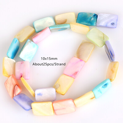 Mărgele naturale de cochilii de macaron Love Hreat Star Moon Cube Plate, rotunde, mărgele distanțatoare libere Artizanat pentru fabricarea de brățări de bijuterii de 15"