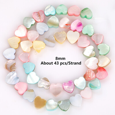 Mărgele naturale de cochilii de macaron Love Hreat Star Moon Cube Plate, rotunde, mărgele distanțatoare libere Artizanat pentru fabricarea de brățări de bijuterii de 15"