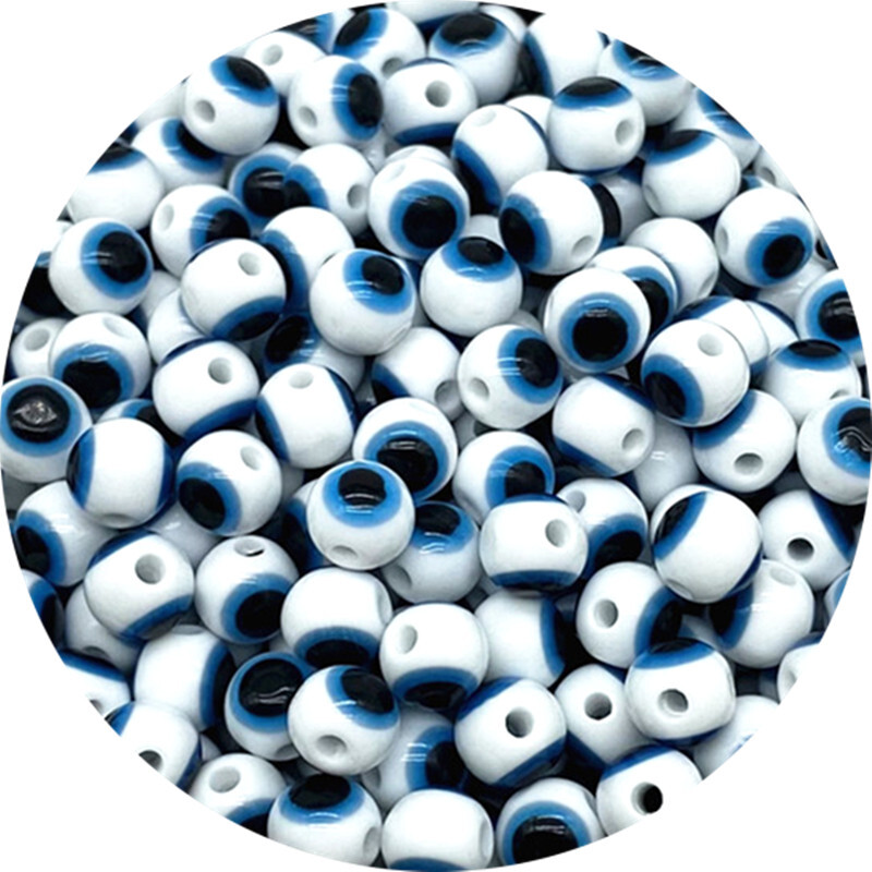 6 8 10 mm margele distanțiere rotunde din rășină pentru realizarea de bijuterii, brățări, colier, brelocuri #ZZ04