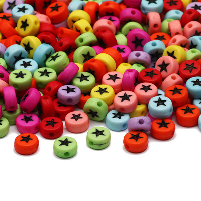 Arany színű szív akril kerek gyöngyök 4x7mm fehér betűs távtartó gyöngyök ékszerkészítéshez barkácsolás nyaklánc karkötő kiegészítők