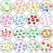 20/50/100 buc margele din argilă polimerică cu fructe, ananas, piersici, pepene verde, avocado, margele distanțiere pentru fabricarea de bijuterii, brățări colier