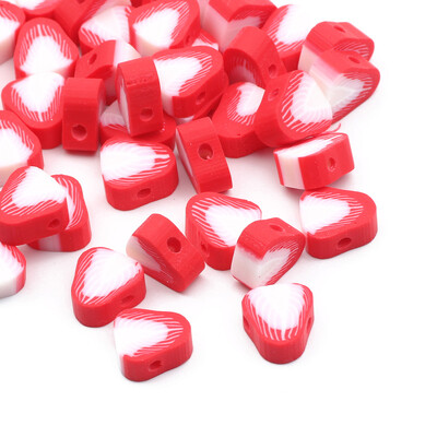 20/50/100 buc margele din argilă polimerică cu fructe, ananas, piersici, pepene verde, avocado, margele distanțiere pentru fabricarea de bijuterii, brățări colier