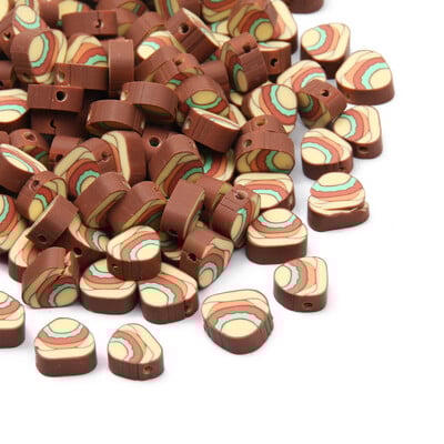 20/50/100 buc margele din argilă polimerică cu fructe, ananas, piersici, pepene verde, avocado, margele distanțiere pentru fabricarea de bijuterii, brățări colier