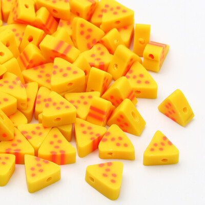 20/50/100 buc margele din argilă polimerică cu fructe, ananas, piersici, pepene verde, avocado, margele distanțiere pentru fabricarea de bijuterii, brățări colier