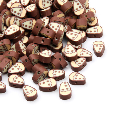 20/50/100 buc margele din argilă polimerică cu fructe, ananas, piersici, pepene verde, avocado, margele distanțiere pentru fabricarea de bijuterii, brățări colier