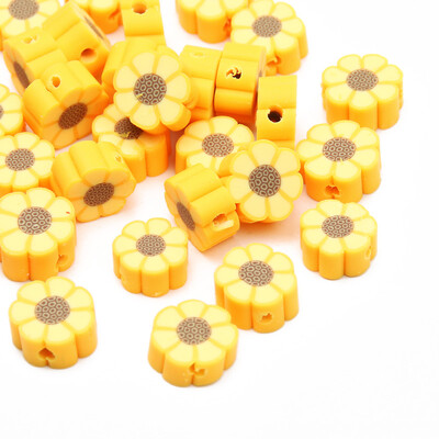 20/50/100 buc margele din argilă polimerică cu fructe, ananas, piersici, pepene verde, avocado, margele distanțiere pentru fabricarea de bijuterii, brățări colier