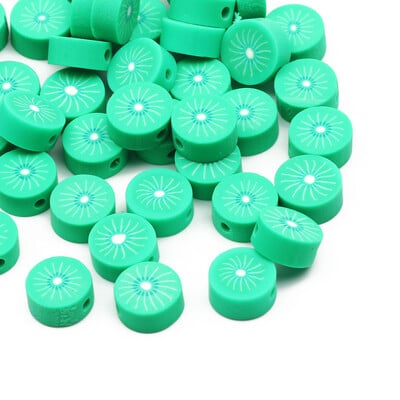 20/50/100 buc margele din argilă polimerică cu fructe, ananas, piersici, pepene verde, avocado, margele distanțiere pentru fabricarea de bijuterii, brățări colier