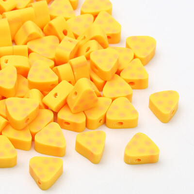 20/50/100 buc margele din argilă polimerică cu fructe, ananas, piersici, pepene verde, avocado, margele distanțiere pentru fabricarea de bijuterii, brățări colier