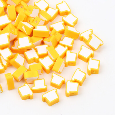 20/50/100 buc margele din argilă polimerică cu fructe, ananas, piersici, pepene verde, avocado, margele distanțiere pentru fabricarea de bijuterii, brățări colier