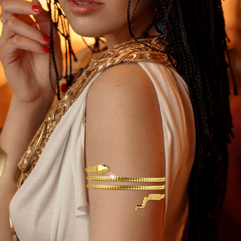 Náramok na ruku Nastaviteľný náramok v tvare hada Plážová móda Pulseiras Bijoux Lover náramok Hip Hop náramky pre ženy B062