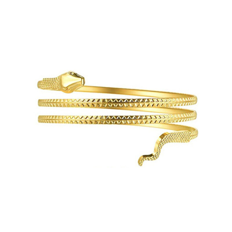 Náramok na ruku Nastaviteľný náramok v tvare hada Plážová móda Pulseiras Bijoux Lover náramok Hip Hop náramky pre ženy B062