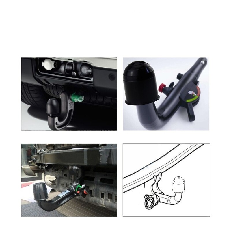 Univerzalna 50MM kuka za vuču Poklopac kugle Poklopac prikolice Kugla kapa kuke za vuču Kugla prikolice Zaštita od gume Dodaci za automobil