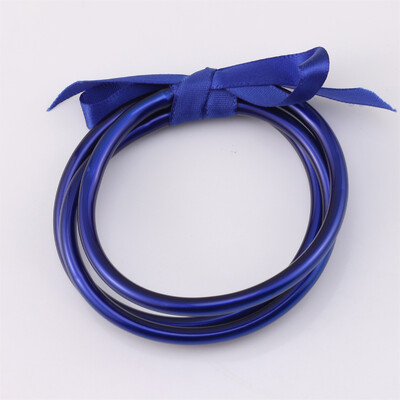 CARTER LISA 3 db/szett Buddhist Temple Rush karkötő Barátság Bowknot PVC szilikon zselé minden időjárási karkötő női ékszer