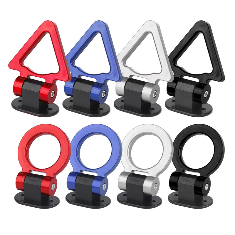 JDM univerzális autóformázó matrica vonóhorog készlet ABS szimuláció verseny lökhárító utánfutó horog vonóhorog matrica