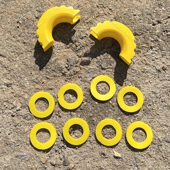 D-Ring Shackle Isolation Washer Towing Bumper Protector for 3/4 5/8 Off-Road