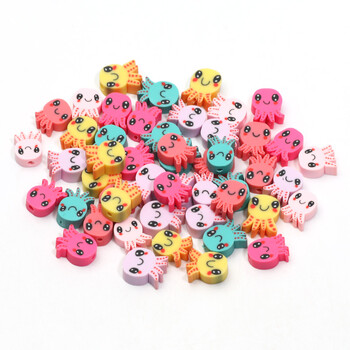 20/50/100pcs Cute Octopus Clay Spacer Beads Polymer Clay Beads for Jewelry Making Diy Phone Bracelet Chain Handmade Accessories