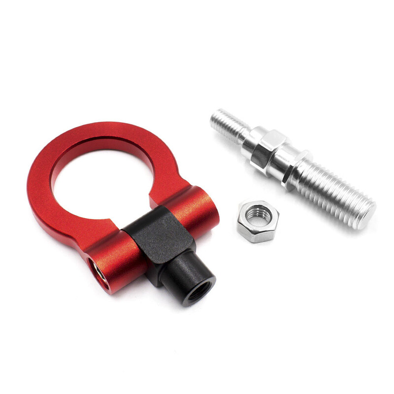 Trkaći automobil Prednji stražnji kuka za vuču Prsten za auto prikolicu Univerzalni set šipki za vuču kuke za vuču za Hondu Civic