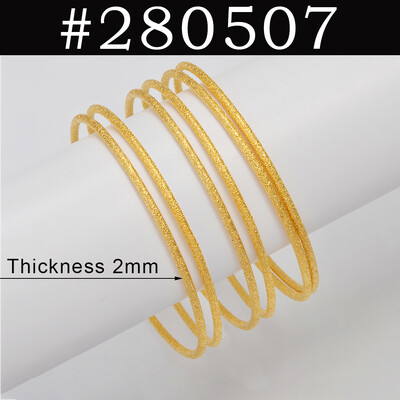 Anniyo 6τμχ/Παρτίδα Βραχιόλια Γυναικεία Κορίτσια Βραχιόλι Ντουμπάι Κύκλος Κοσμήματα Αραβικά Μέσης Ανατολής Αφρικής Μόδα Μεταλλικά βραχιόλια #014707