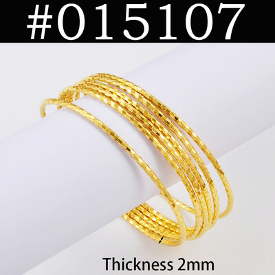 Anniyo 6τμχ/Παρτίδα Βραχιόλια Γυναικεία Κορίτσια Βραχιόλι Ντουμπάι Κύκλος Κοσμήματα Αραβικά Μέσης Ανατολής Αφρικής Μόδα Μεταλλικά βραχιόλια #014707