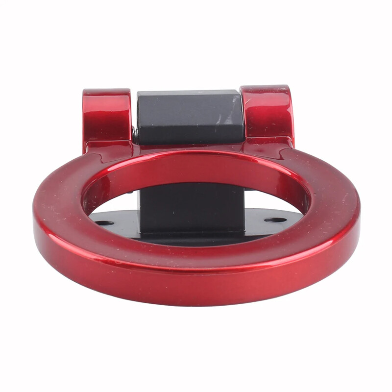 Többszínű autó utánfutó horgok matrica dekoráció autó hátsó első rögzítése utánfutó versenygyűrű jármű vonóhorog kulcsokkal