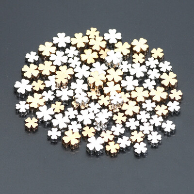 6/8 mm četverolisna djetelina CCB razmaknice perle ogrlice narukvice akrilne perle za izradu nakita DIY nakit lančić za telefon dodaci