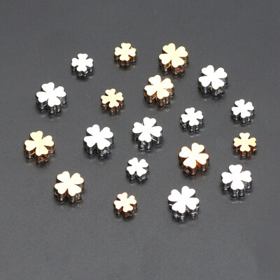 Trifoi cu patru foi de 6/8mm CCB margele distanțatoare coliere brățări margele acrilice pentru fabricarea de bijuterii DIY accesorii pentru lanțuri de telefon