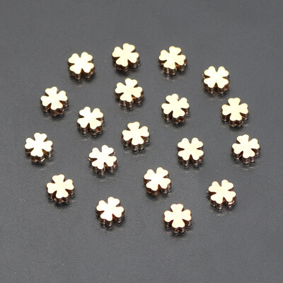 Trifoi cu patru foi de 6/8mm CCB margele distanțatoare coliere brățări margele acrilice pentru fabricarea de bijuterii DIY accesorii pentru lanțuri de telefon