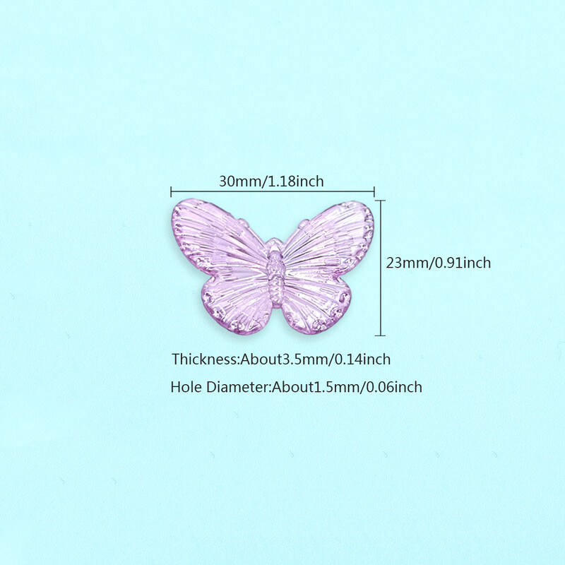 nyaklánchoz lézeres színes karkötő készítés 10db barkács kézzel készített anyag pillangó gyöngyök divat ékszer kiegészítők