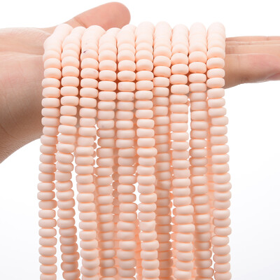 6mm 110db lapos kerek abakusz formájú matt polimer agyag gyöngyök laza távtartó gyöngyök ékszerkészítéshez kézimunka karkötők nyaklánc