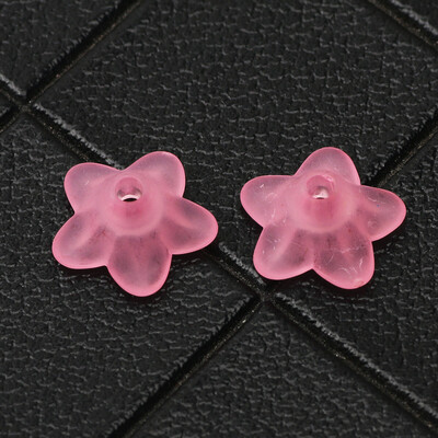 10x4mm 100db matt fehér virág akril gyöngyök karkötők laza távtartó gyöngyök ékszerek készítéséhez barkácsolás női fülbevalók kiegészítők