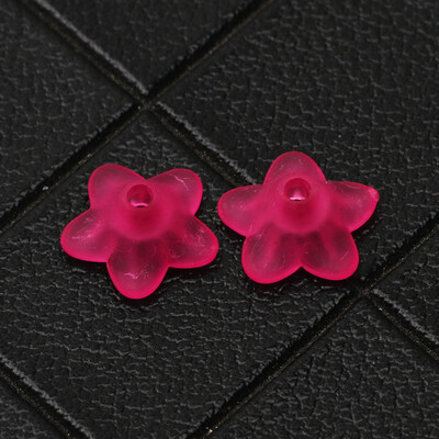 10x4mm 100db matt fehér virág akril gyöngyök karkötők laza távtartó gyöngyök ékszerek készítéséhez barkácsolás női fülbevalók kiegészítők